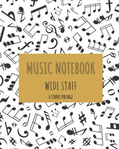 LABON Blank Sheet Music Notebook Music <strong>Manuscript</strong> Paper White Marble Blank Sheet Music Notebook - Product Image 2