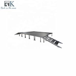 Plateformes de scène en aluminium pour musique en plein air, plateforme de scène en aluminium, treillis en aluminium, scène mobile pour concert, événement, mariage, scène portable - Product Image 1