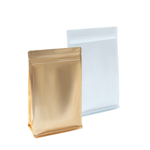 Trong Kho Và Tùy Chỉnh Màu Sắc Khác Nhau Nhôm Foil Resealable Ziplock Box Pouch Bao Bì Thực Phẩm Túi Đáy Phẳng - Product Image 4