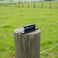Aislante de Cinta para Cercas de Caballos, Duradero y de Ajuste Seguro para Cintas de Cercas Eléctricas de 35 mm y 50 mm
