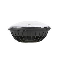 IOL Phare de travail LED 7 pouces 12V 8000 Lumens 65W avec feux de jour Angel Eyes et clignotants 6000K pour moto et véhicules tout-terrain