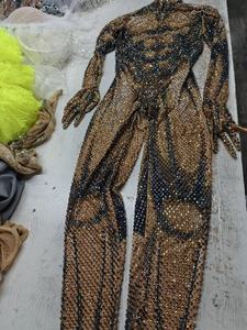 Atuendo <span class=keywords><strong>de</strong></span> actuación <span class=keywords><strong>de</strong></span> una pieza ajustado Sexy para hombre para club <span class=keywords><strong>de</strong></span> baile y escenario diseño <span class=keywords><strong>de</strong></span> cristal ropa <span class=keywords><strong>de</strong></span> actuación <span class=keywords><strong>de</strong></span> <span class=keywords><strong>Ballet</strong></span> ropa <span class=keywords><strong>de</strong></span> club nocturno - Product Image 4