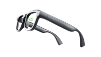 Lunettes intelligentes AR avec caméra 20MP, lentilles à guide d'ondes monoculaires/binoculaires en option, traducteur IA, GPS, batterie amovible, lunettes AR