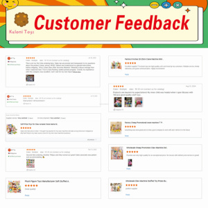 Mainan Mesin Cakar Premium Grosir - Boneka Plush Isi 8 Inci 20CM 25CM untuk Hadiah Permainan Arcade - Product Image 4