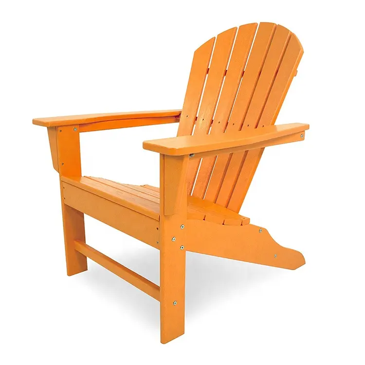 HDPE South Beach Umweltschutz Recycling Kunststoff Adirondack Stuhl, Orange