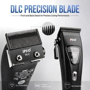 IPRO Probarbers Tagliacapelli Professionale con Motore Brushless 7500rpm, Lame DLC per Rimozione Peli - Product Image 4