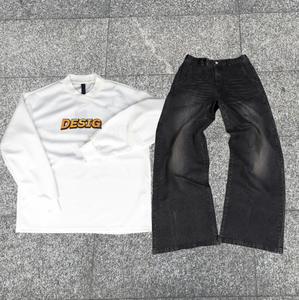 Sudadera de Forro Polar Grueso con Cierre y Cuello Redondo, Manga Larga, Holgada, de Algodón Ecológico de Alta Calidad, Venta al Por Mayor - Product Image 1