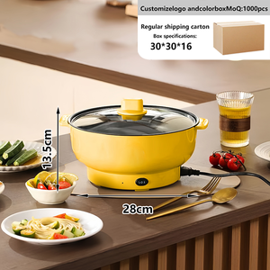 Sartén Eléctrica Multifuncional 2 en 1 para Exteriores y Hogar, con Revestimiento Antiadherente, 800W de Potencia - Product Image 4