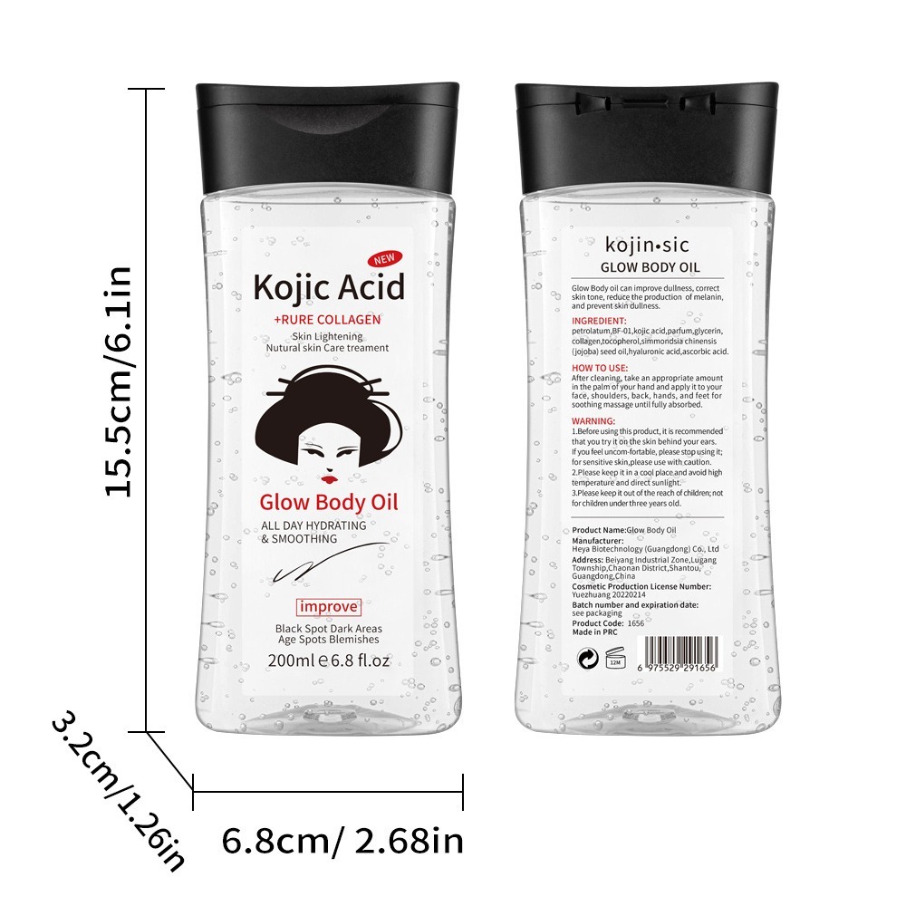 Kojic acid body oil