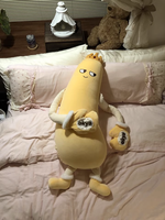Oreiller de couchage apaisant Mango King en peluche, à tapoter et à enrouler autour des jambes, avec rembourrage en coton PP, pour filles, adultes et femmes enceintes
