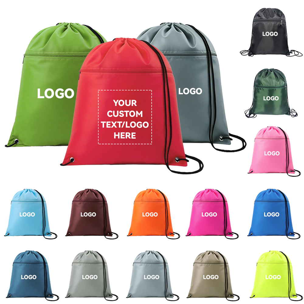 Multi-Color Drawstring Backpack