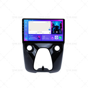 Telaio autoradio personalizzato per TOYOTA <span class=keywords><strong>AYGO</strong></span> CITROEN C1 PEUGEOT108 2014-2021UV nero 9 pollici telaio fabbrica telaio telaio per auto - Product Image 1