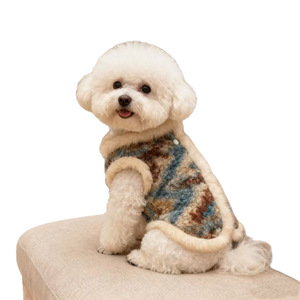 Chaleco de Lana Fair Isle con Forro Polar, Abrigo Cálido para Mujer, Otoño Invierno - Product Image 5