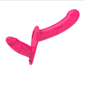 Sex Speelgoed Lesbische Dubbele Kop Vibrator Lederen Broek Penis Dragen Vrouwelijke Masturbator - Product Image 3