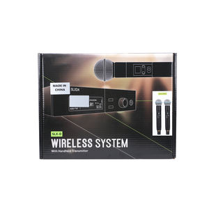 SLXD4 meilleur microphone professionnel sans fil à 2 canaux Microphone dynamique UHF Microphone de karaoké portable - Product Image 6