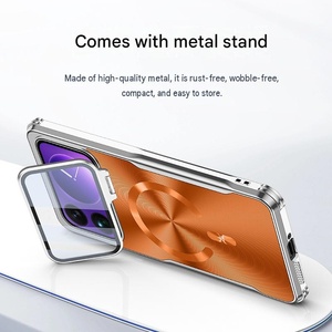 Funda Magnética para Teléfono con Diseño de CD Electrochapado para Xiaomi 17 Pro Max 17 Ultra con Soporte para Lente y Protección Antigolpes - Product Image 5