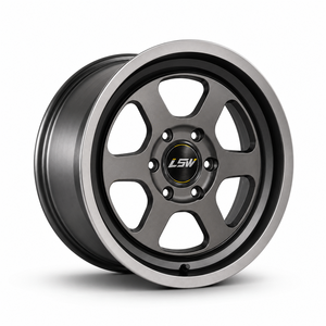 ล้อฟอร์จ LSR8012 6x139.7 ET-12 ขนาด 15 16 17 นิ้ว คุณภาพพรีเมียมประสิทธิภาพสูง สีเทากันเมทัล ขอบกลึง สำหรับรถยนต์โตโยต้า ไฮลักซ์ - Product Image 1