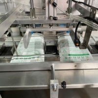 Machine d'emballage entièrement automatique à double poussée HY-200 pour l'emballage de gants, de semelles et de pansements