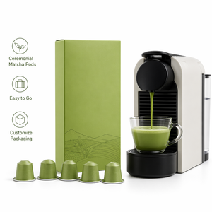 Premium Ceremonial Matcha Capsules Multi Machine <strong>Compatible</strong> Sugar Free Green Tea Single Serve for <strong>UK</strong> Ecommerce - Product Image 1