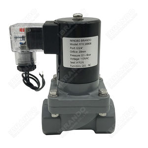 Korrosions beständiges CPVC-Magnetventil für chemische Säure Alkali ätzende Flüssigkeit 1/<span class=keywords><strong>2</strong></span> ''<span class=keywords><strong>3</strong></span>/4'' 1 ''1-1/<span class=keywords><strong>2</strong></span>'' <span class=keywords><strong>2</strong></span> ''220V 110V 24V - Product Image 2