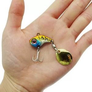 Leurre VIB Micro Tail Spinner personnalisé avec hameçons en acier haute teneur en carbone pour la pêche au brochet en eau salée et en rivière - Product Image 2