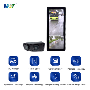 Système de Moniteur de Recul Vidéo à Double Caméra Étanche IP69K avec Vision Nocturne HD 1080P de 15,0 Pouces MCY TF1503, MSV18 le Système CMS Stri - Product Image 1