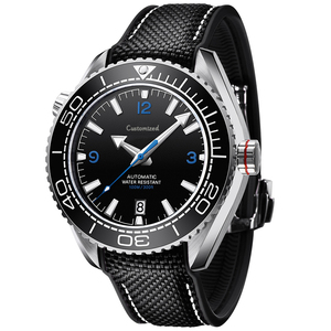 Montre automatique de luxe avec logo personnalisé, 10 ATM, montres mécaniques de plongée - Product Image 4