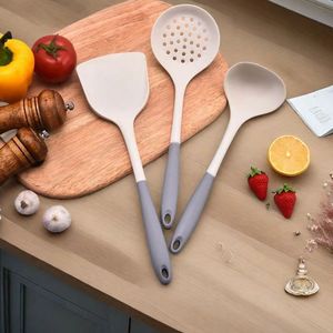 <b>Silicone</b> Spatula Set 3 Pc Non Stick Kitchen Utensils Heat Resistant Cooking <b>Tools</b> For Daily Use - Product Image 1