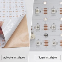 Lámina de Matriz de Puntos LED RGB Direccionables, DC12V, 100 LED, 250*250mm, Pantalla de Píxeles Flexible a Todo Color, Panel LED Digital