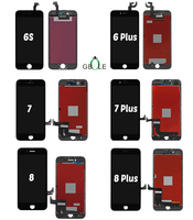 Pengganti Rakitan Digitizer Layar Sentuh LCD Baru untuk Penggunaan iPhone Seri 6/7/8 Plus