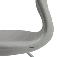 Chaises d'école universitaires modernes, sièges en plastique moulé par soufflage, sièges de collège, chaise de formation en salle de classe, mobilier scolaire, chaise cantilever