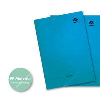 COLORFLY - Organizador/Agenda Personalizada con Cubierta de PVC con Estampado de Mapa de País con Textura de Mármol, Encuadernación Térmica, 80 Hojas con Rayas Anchas