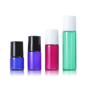 Bouteille à roulettes d'huile essentielle colorée 1ml 2ml 3ml 5ml <span class=keywords><strong>petit</strong></span> flacon à roulettes <span class=keywords><strong>de</strong></span> <span class=keywords><strong>parfum</strong></span> en verre avec couvercle en <span class=keywords><strong>grain</strong></span> <span class=keywords><strong>de</strong></span> <span class=keywords><strong>bois</strong></span> portable - Product Image 5