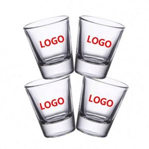Hot Sale Custom Logo Premium Transparent Unbreakable Durable Portable Shot Glass Cups <b>Lead</b> Free Crystal 30-50ml Capacity for - Product Image 1
