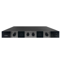 Amplificateur de puissance Audio numérique à 2 canaux 1U, 2 canaux, 350W, professionnel, caisson de basses