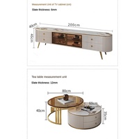 Meubles de salon modernes et luxueux, nouveau design tendance, prix de gros bon marché, meuble TV et table basse
