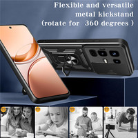 Coque de téléphone antichoc avec support de fenêtre à motif animalier créatif pour Infinix Hot 60 Pro Spark 40 Pro