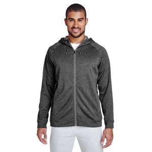 Sweat à capuche zippé personnalisé avec logo, produit très vendu, sweat à capuche en polaire épais à fermeture éclair intégrale, sweats à capuche sport décontractés de haute qualité - Product Image 1