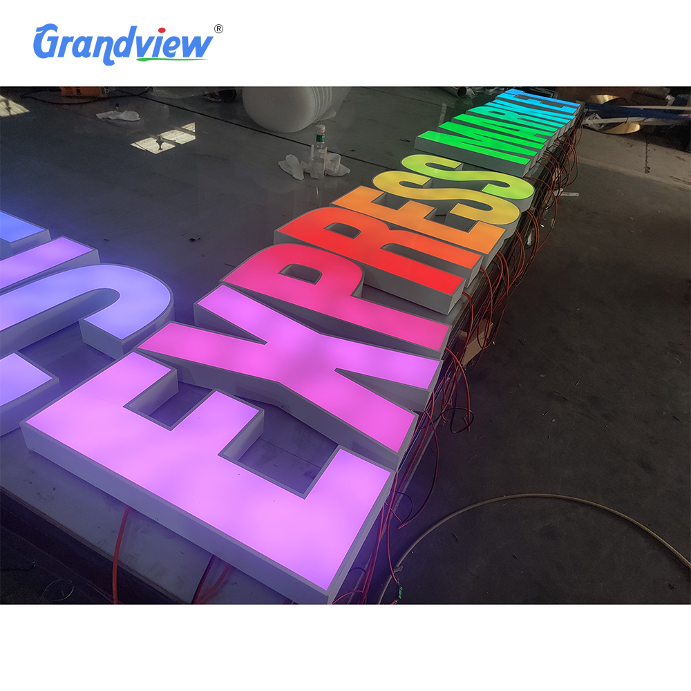 store sign aluminum