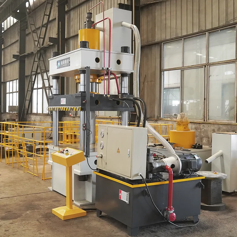 200-ton aluminum plate stretching forming three-beam four-column plate pressing mold hydraulic press