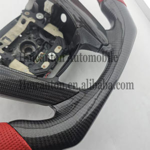 Volante Deportivo de Fibra de Carbono y Cuero Perforado para Honda Accord 8ª Generación, Venta al Por Mayor - Product Image 6