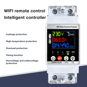 WIFI Intelligent 63A Affichage Numérique Courant Tension Compteur Protection contre les Fuites Dispositif Surveillance Disjoncteur Protecteur - Product Image 5