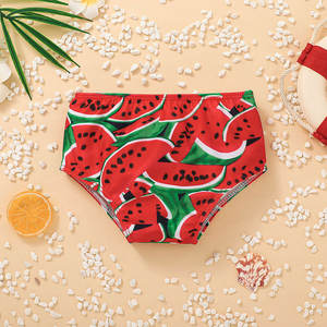 Conjunto de bikini de sandía para niñas pequeñas, traje de baño de verano para playa, traje de baño, disfraz de bikini - Product Image 4