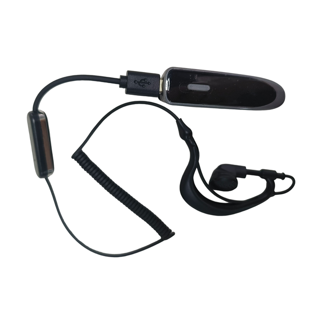 Mini Handheld Two-Way for Radio Walkie Talkie Wireless Earphone Headphone with Earpiece Intercom Mini Radio with Ear-hook