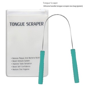 Deep <strong>Toothed</strong> Double-Sided Plastic Tongue <strong>Scraper</strong> Effective for Freshening Breath Reducing Bad Breath Coating Tongue Cleaning - Product Image 6