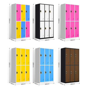 ארון בגדים ארון פלדה לחדר שינה ארון חסין לחות חוסך מקום לאחסון בגדים יומיומיים - Product Image 4