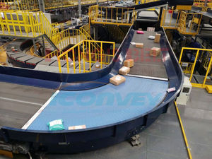 Konveyor Modular Plat Datar Industri Makanan dan Logistik HS-2000A dengan Putaran Melengkung 45 90 180 Derajat - Product Image 5