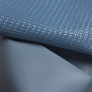 Professional Leather Manufacturer PVC PU Leather Upholstery Fabric Synthetic Faux Leather AH1136