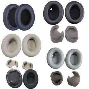 Coussinets d'oreille de remplacement en cuir protéiné souples <span class=keywords><strong>1</strong></span>:<span class=keywords><strong>1</strong></span> pour casque <span class=keywords><strong>Sony</strong></span> <span class=keywords><strong>WH</strong></span>-1000XM4 - Product Image 3