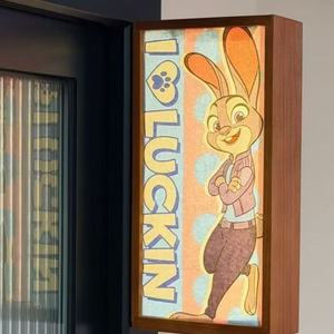 Customized Minimalist Fashionable RGB Rectangle Acrylic Stainless Steel Lightbox Billboard Indoor/Outdoor Advertising <strong>Box</strong> for - Product Image 5